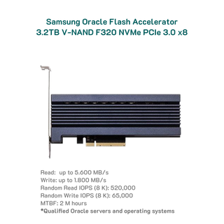 Ổ cứng 3.2TB V-NAND F320 NVMe PCIe 3.0 x8 MZ-PLK3T20 chuẩn Enterprise - Oracle Flash Accelerator Card