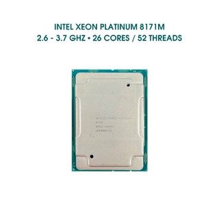 Intel Xeon Platinum 8171M Processor – 26 Cores @ 2.6GHz, 35.75MB Cache, LGA-3647 (Used)