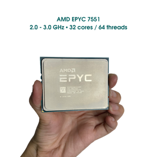 PC Workstation single EPYC 7551 32 cores / 64 threads