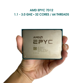 PC Workstation EPYC 7D12 32 nhân / 64 luồng / turbo 3.0GHz / TDP chỉ 85W siêu tiết kiệm điện
