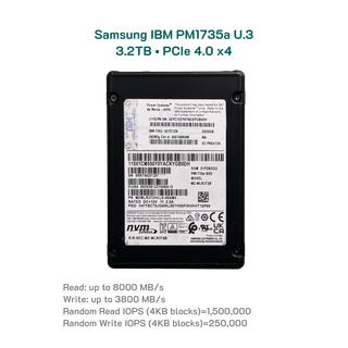 Ổ cứng 3.2TB SSD Samsung IBM U.3 PM1735a Gen 4