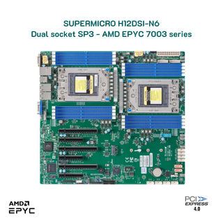 Mainboard server Supermicro H12DSi-N6 dual AMD EPYC 7002/7003 series