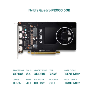 Card đồ họa Nvidia Quadro P2000