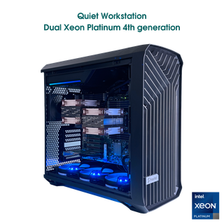 Supreme Workstation Dual Xeon Platinum 8455C / 96 nhân - 192 luồng / turbo 3.8 GHz