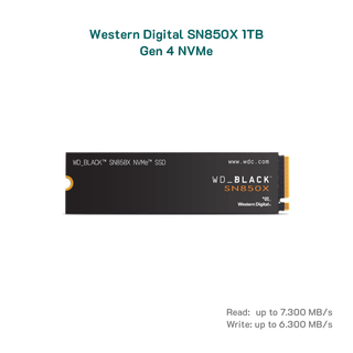 Ổ cứng SSD Western Digital SN850X 1TB M.2 PCIe Gen 4